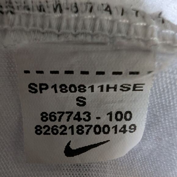 Nike Dri-FIT Tribe Next Chapter Long Sleeve Shirt White Black Yellow Men’s Small - Picture 7 of 7